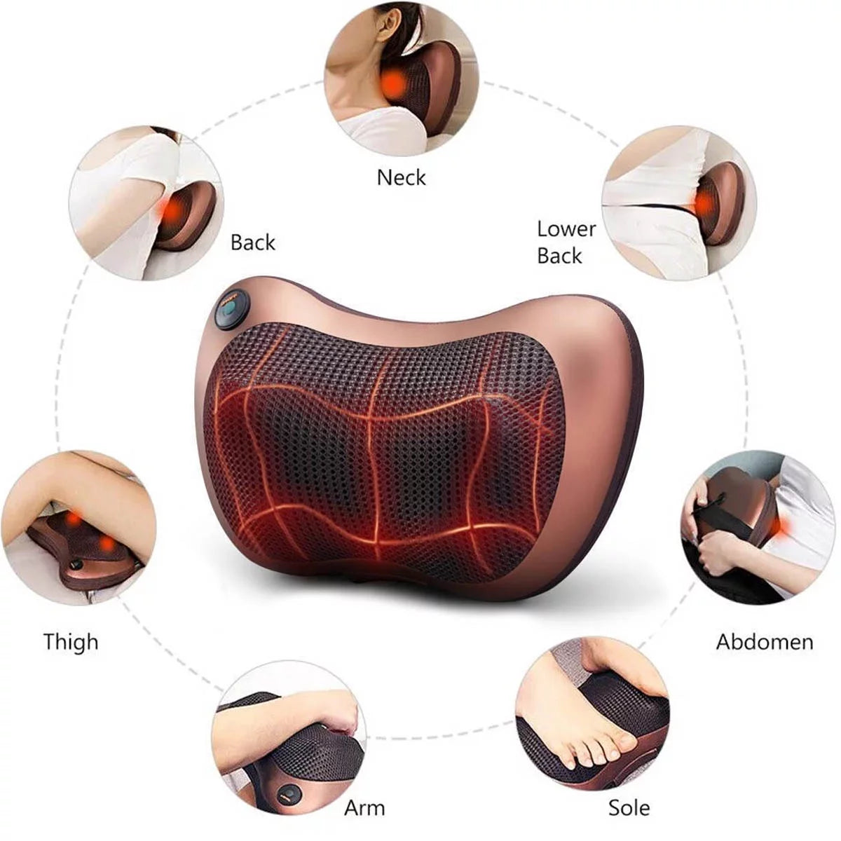 ComfortWave Heated Neck & Back Massager