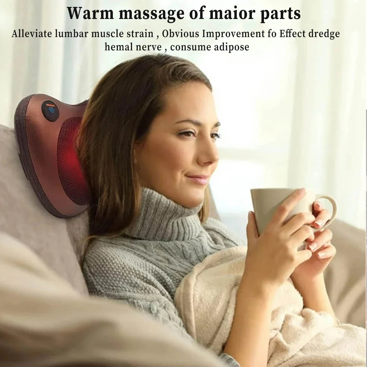 ComfortWave Heated Neck & Back Massager