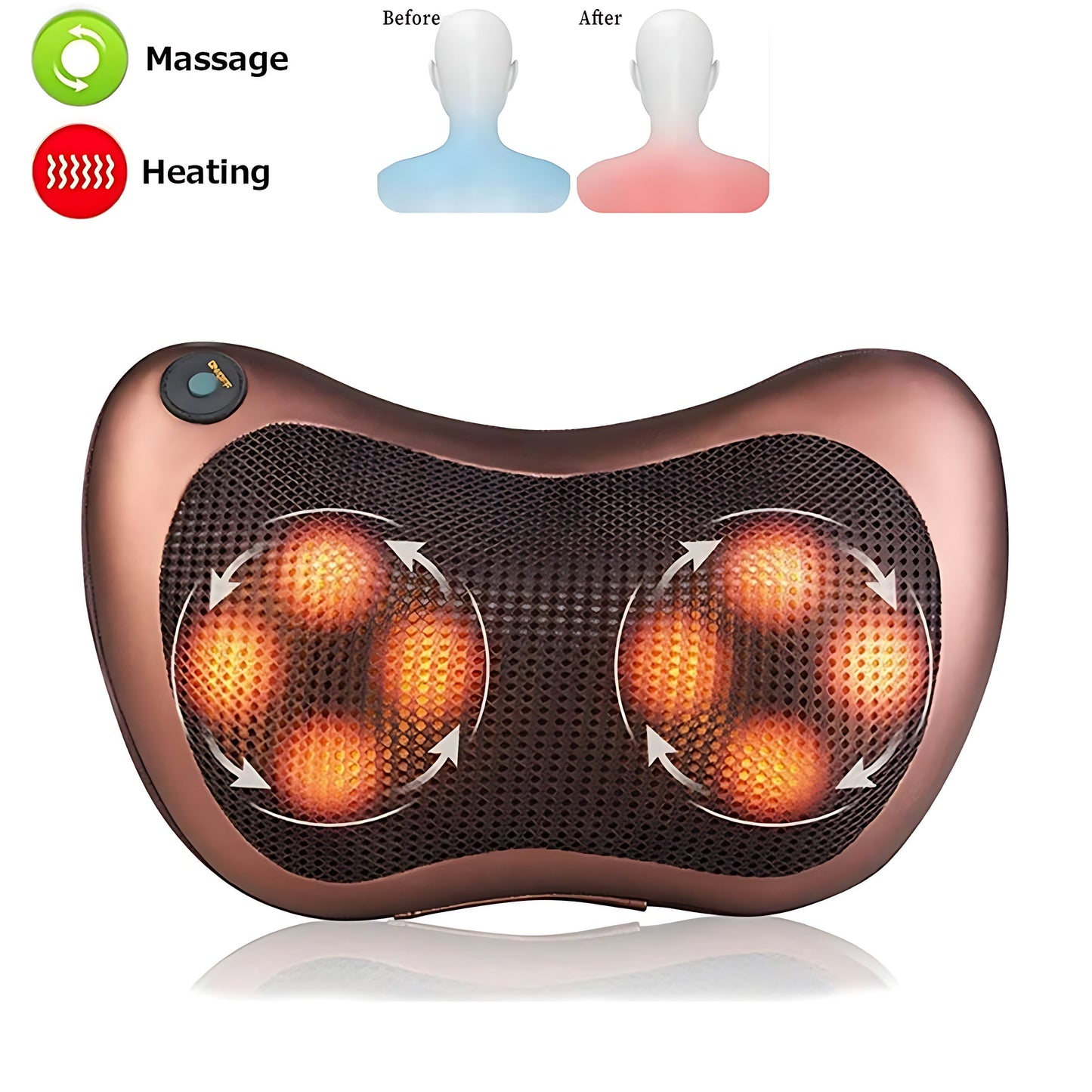 ComfortWave Heated Neck & Back Massager